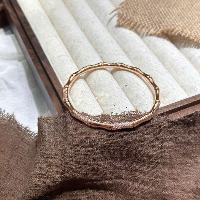 Bracelet For Women High-End Elegant Chinese Style Bamboo Knot Bracelet, Simple New Diamond-Studded Versatile Jewelry