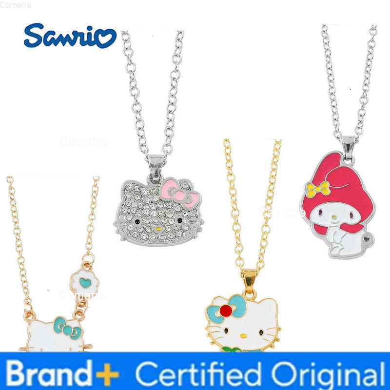 Sanrio Sweet Cartoon HelloKitty my Melody Pendant Necklace Kawaii Design Womens Birthday Jewelry Gift H251229