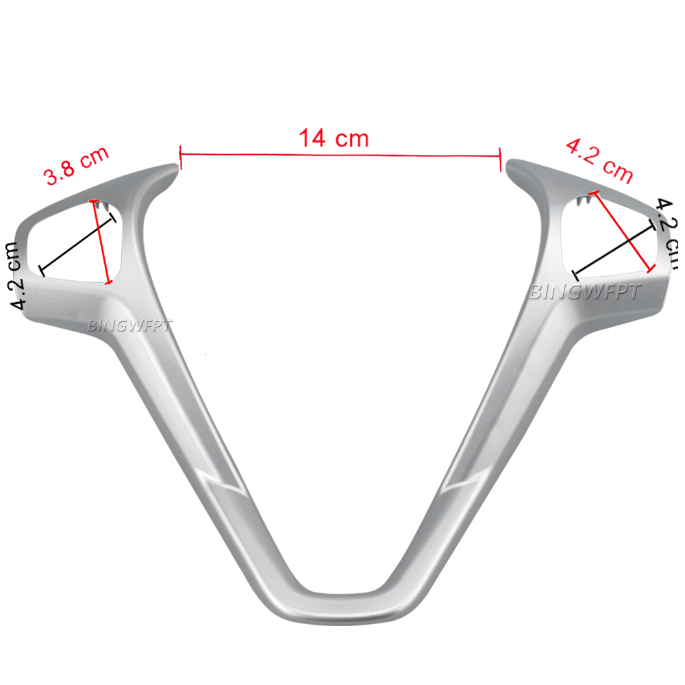 Steering Wheel Frame Panel Cover Decorative+Car Cruise Buttons For Ford Fiesta MK7 MK8 Ecosport 2013 Cruise Control Switch