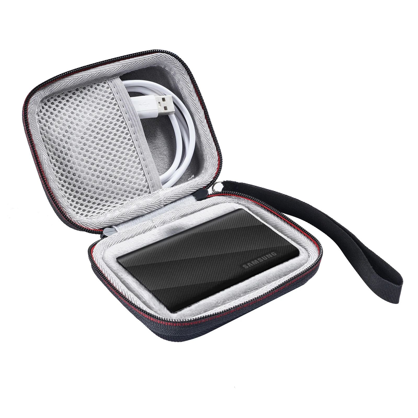 Portable SSD External Solid State Drive - Hard Protective Cover Storage Bag 1TB 2TB 4TB Hard Storage Case for Samsung T9 251224
