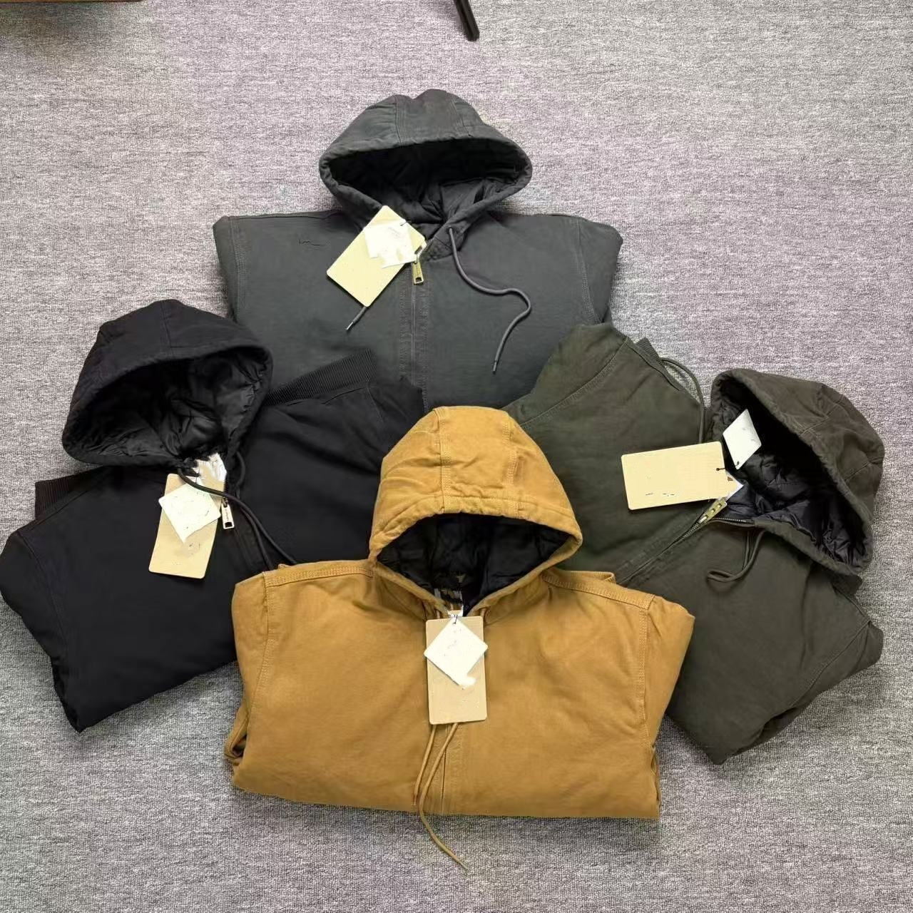 High quality heavyweight J130 vintage washed Detroit workwear jacket