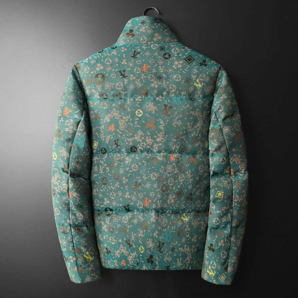 Station 2025 Autumn Winter 90% Stand Collar Down Jacket For Men Qiantang 6006-5311-P310 Flat Lay