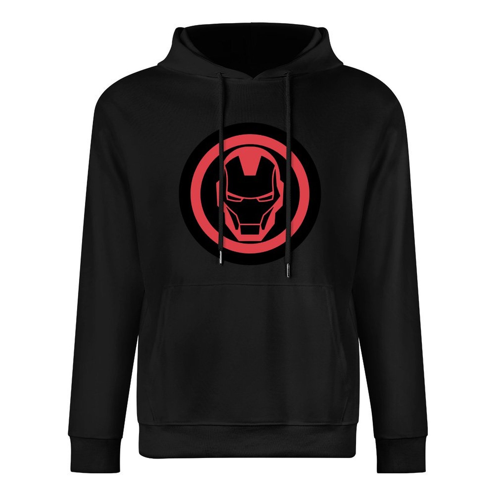 Custom Marvel Iron Man Designer Fall Winter Hoodie Design Unisex Long Sleeve Streetwear Hip Hop Oversized Fit Hoodie Men's Fashion Apparel