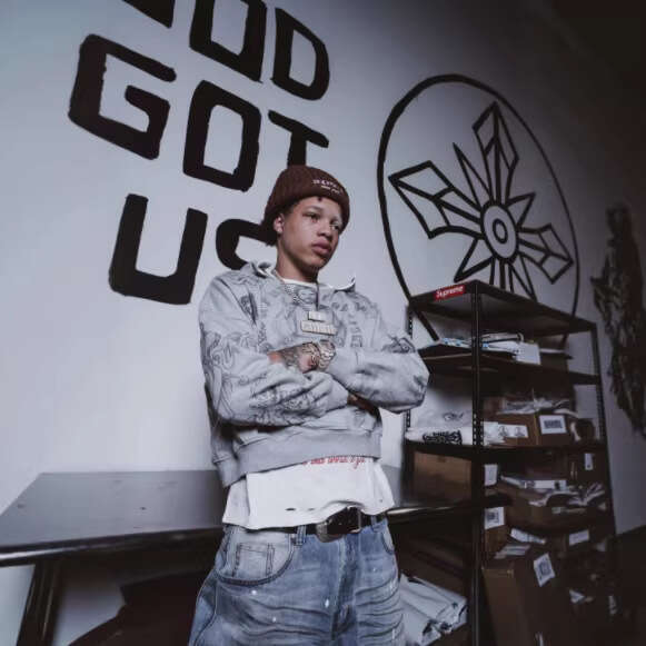 Amazon Independent Station Cross-Border European and American Foreign Trade Pullover Long Sleeve Printed Loose Hooded Sweatshirt Men