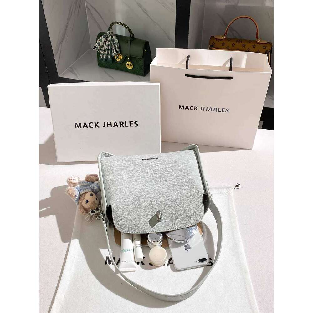 MACK JHARLES This Year's Trend Purple Boston for Women 2025 Autumn New High-end Pillow Bag