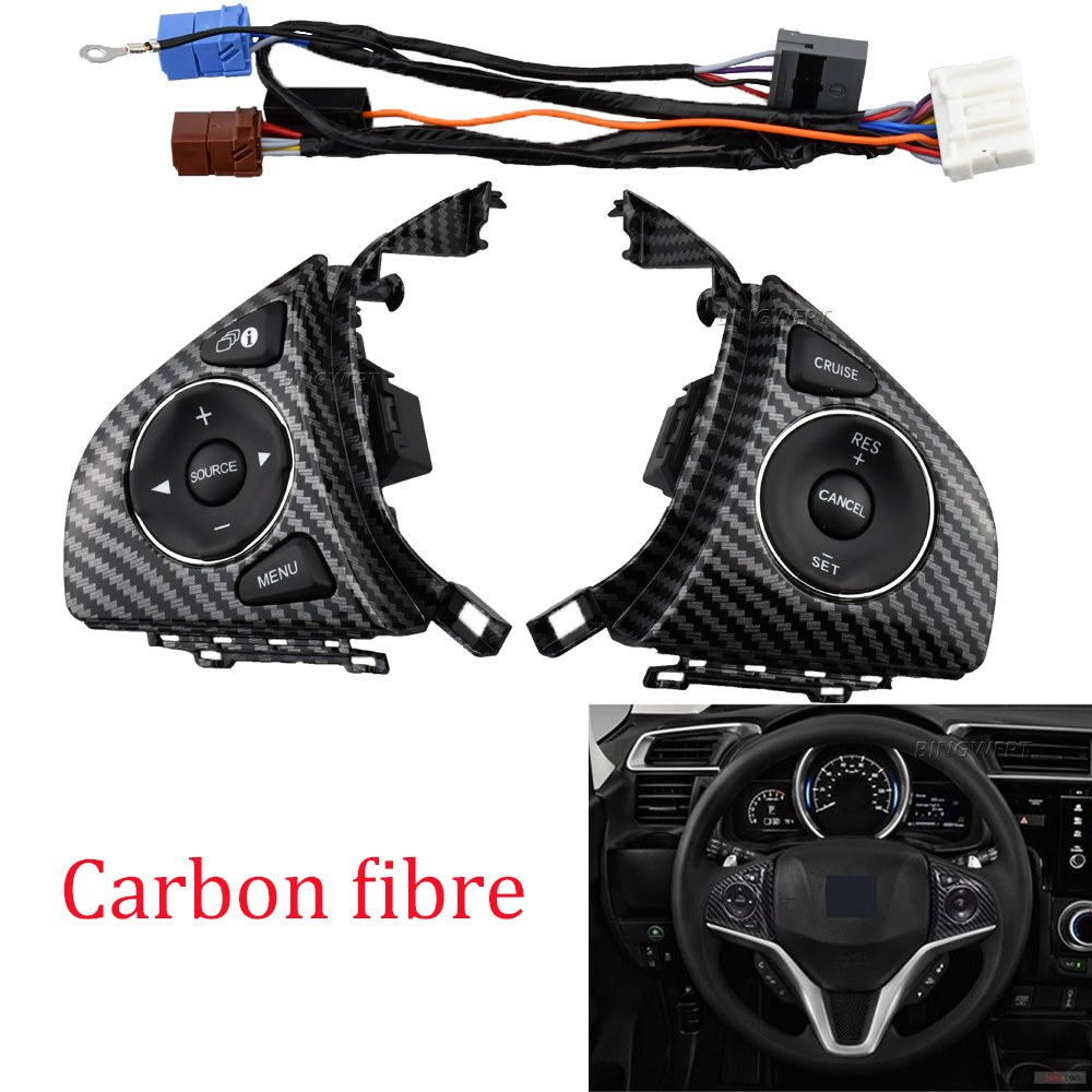 High Quality For Honda Fit 2015-2018 Audio Radio Remote Cruise Control Button Steering Wheel Control Switch