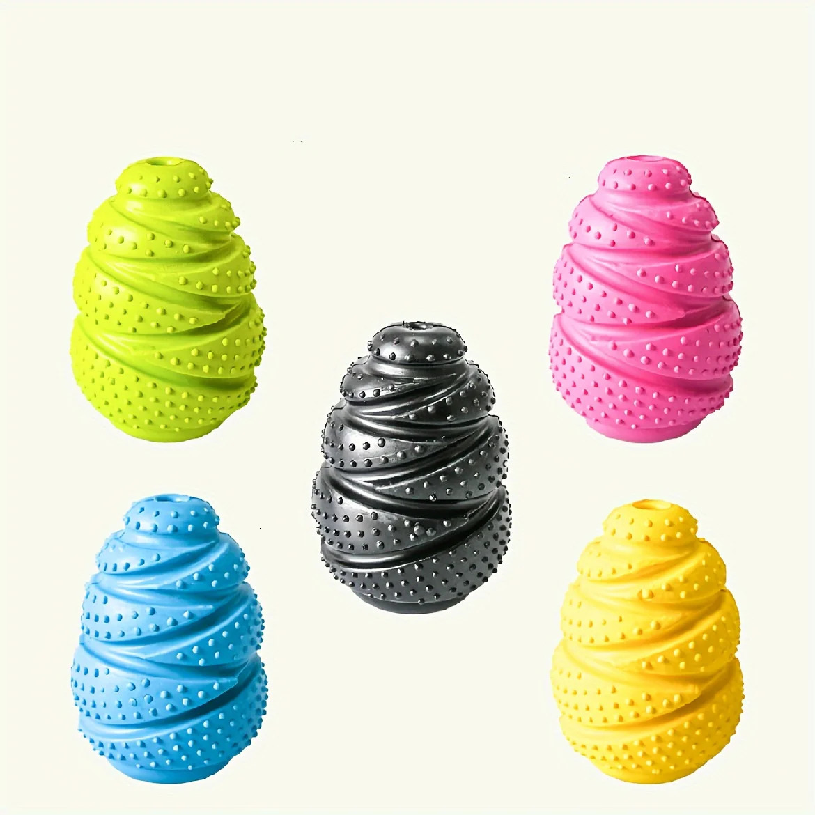 Durable Rubber Dog Chew Toy with Treat Dispenser-Interactive Puzzle Grenade n for Mental Stimulation Dental Health 251225