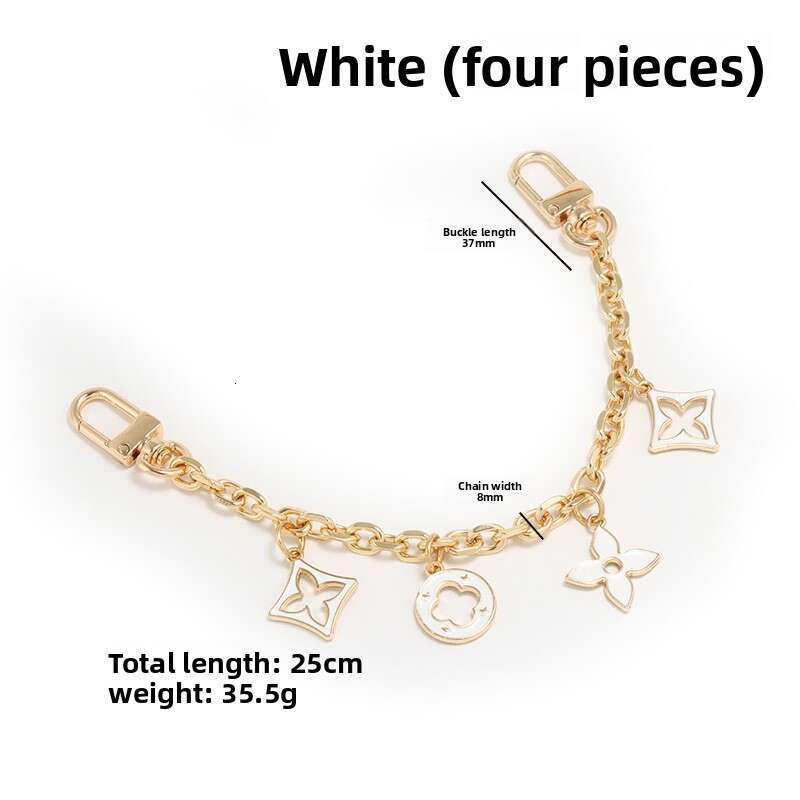 Chain Bag Strap Featuring a Four-Corner Star Fashion Accessory Handbag Accessory Extension Decoration