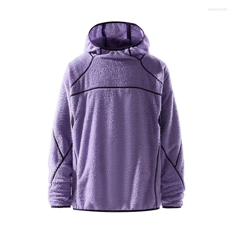 Women's Hoodies Outdoor Winter Fleece Lined Hoodie HUSSA Loose Fit Comfortable Casual Sweatshirt Trendy Design Modal Fabric