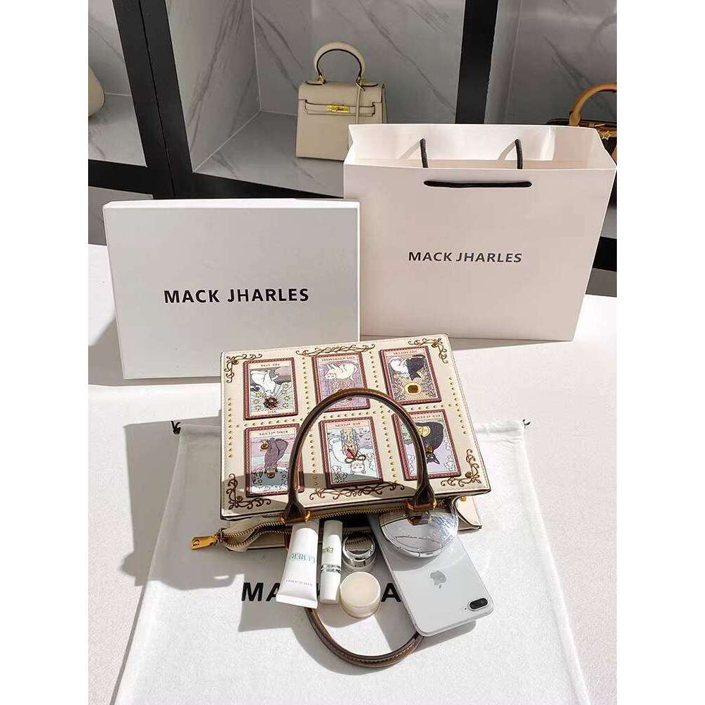 MACK JHARLES Luxury Large Capacity Commuter Tote Bag for Women 2025 New High-End Feel Office Small Handbag