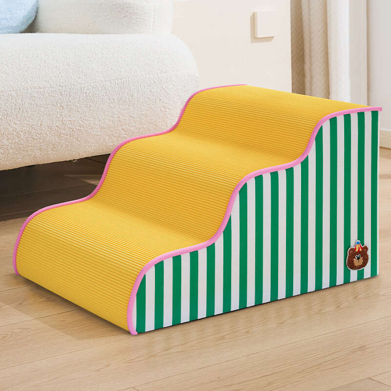 2026 Pet Household Bedside Stairs Steps For Small 50% off sale Medium Dogs Teddy NEW Corgi Dog Ladder Detachable And Washable