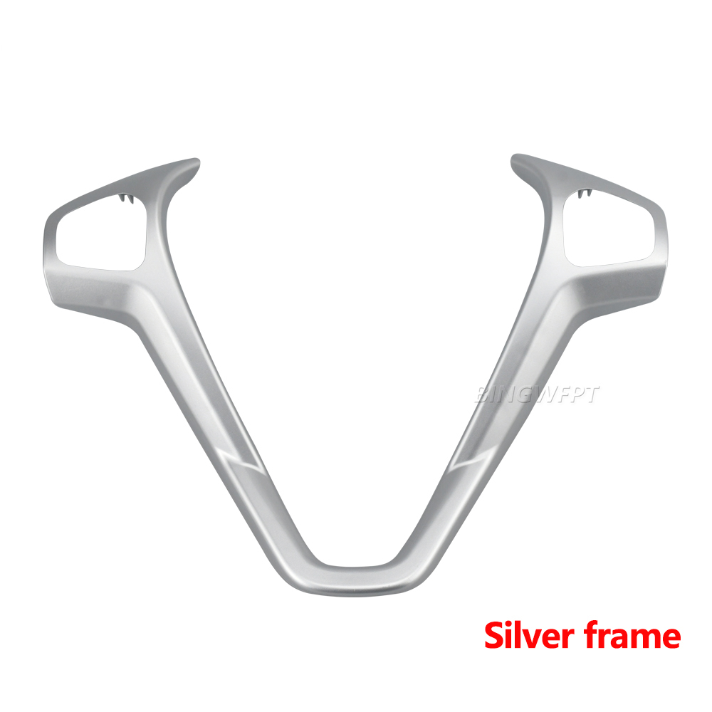 Steering Wheel Frame Panel Cover Decorative+Car Cruise Buttons For Ford Fiesta MK7 MK8 Ecosport 2013 Cruise Control Switch