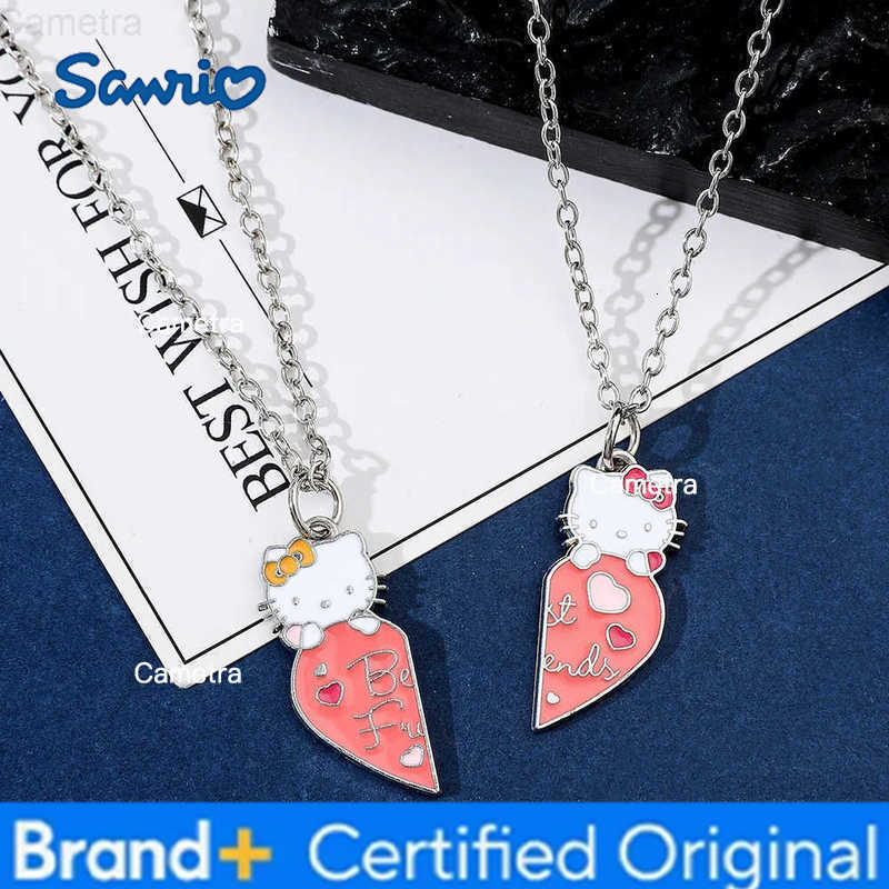 Sanrio Hello Kitty pendant necklace cute girl collarbone chain best friend pendant necklace Sweet Pendant Necklace H251229