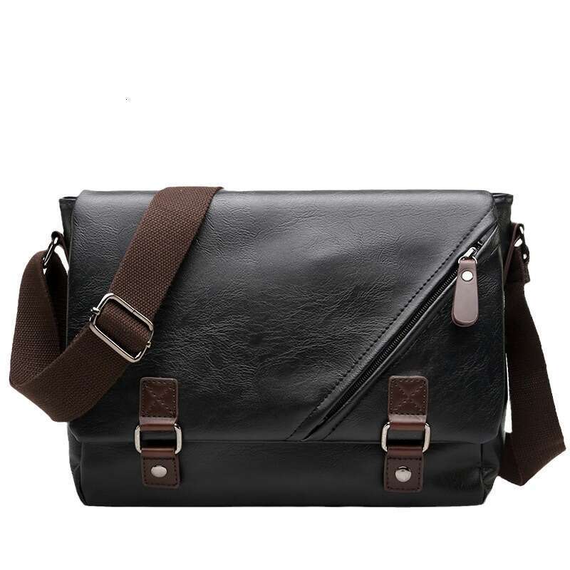 Korean Style Leather Men S Business Commuter Briefcase Versatile Envelope Large Capacity Single Shoulder Crossbody Bag High Quality Luxury Bag