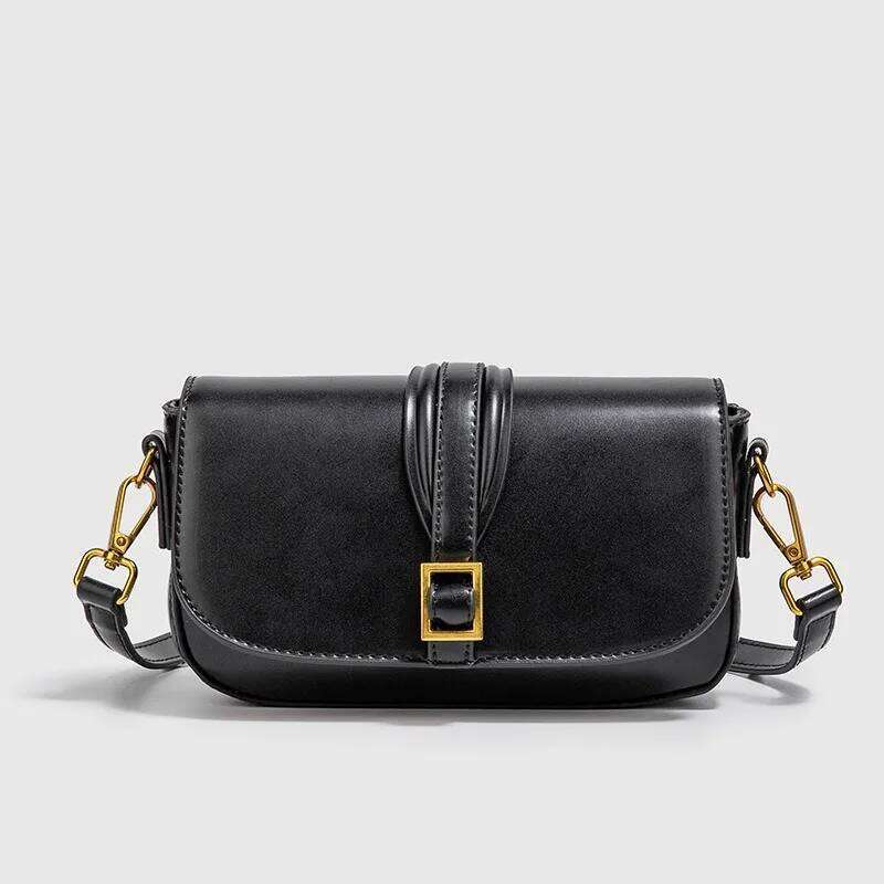 Cross Border New Tofu Classic Buckle Decoration Shoulder Crossbody Mini Versatile Small Square Bag Liksusie