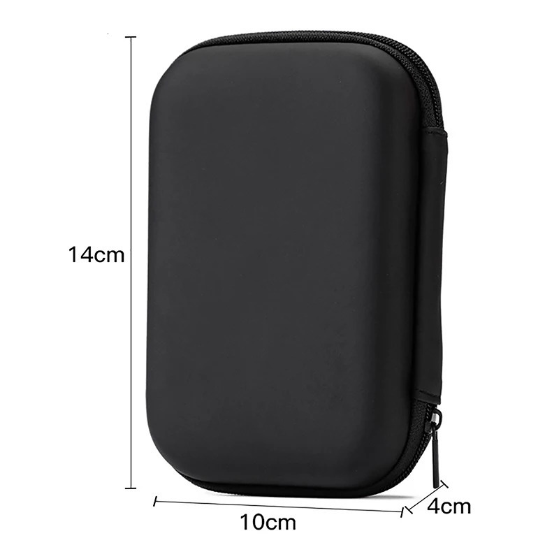 Hdd Case 25 Inch HDD/SSD Hard Drive Case HDD Protector Storage Bag Portable External Hard Drive Pouch For USB Cable Charger 251224