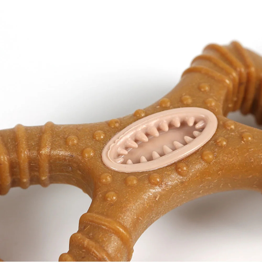 Durable Chew Proof Dog Treat Dispensing Bone Toy - Teething Cleaning Toys for Dogs Interactive Puzzle Pet Supplies 251219