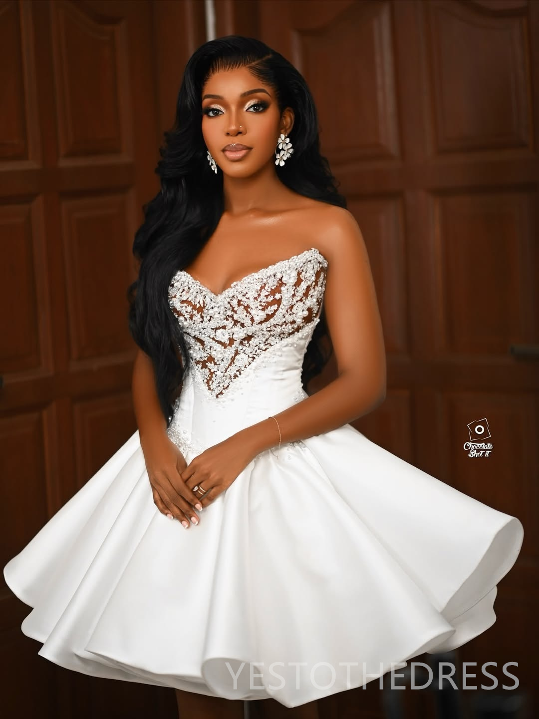 2026 Cocktail Dresses For Women Homecoming Dress V Neck Illusion Appliqued Beaded Lace Sexy Pearls Short Prom Dresses For African Nigeria Black Girls 