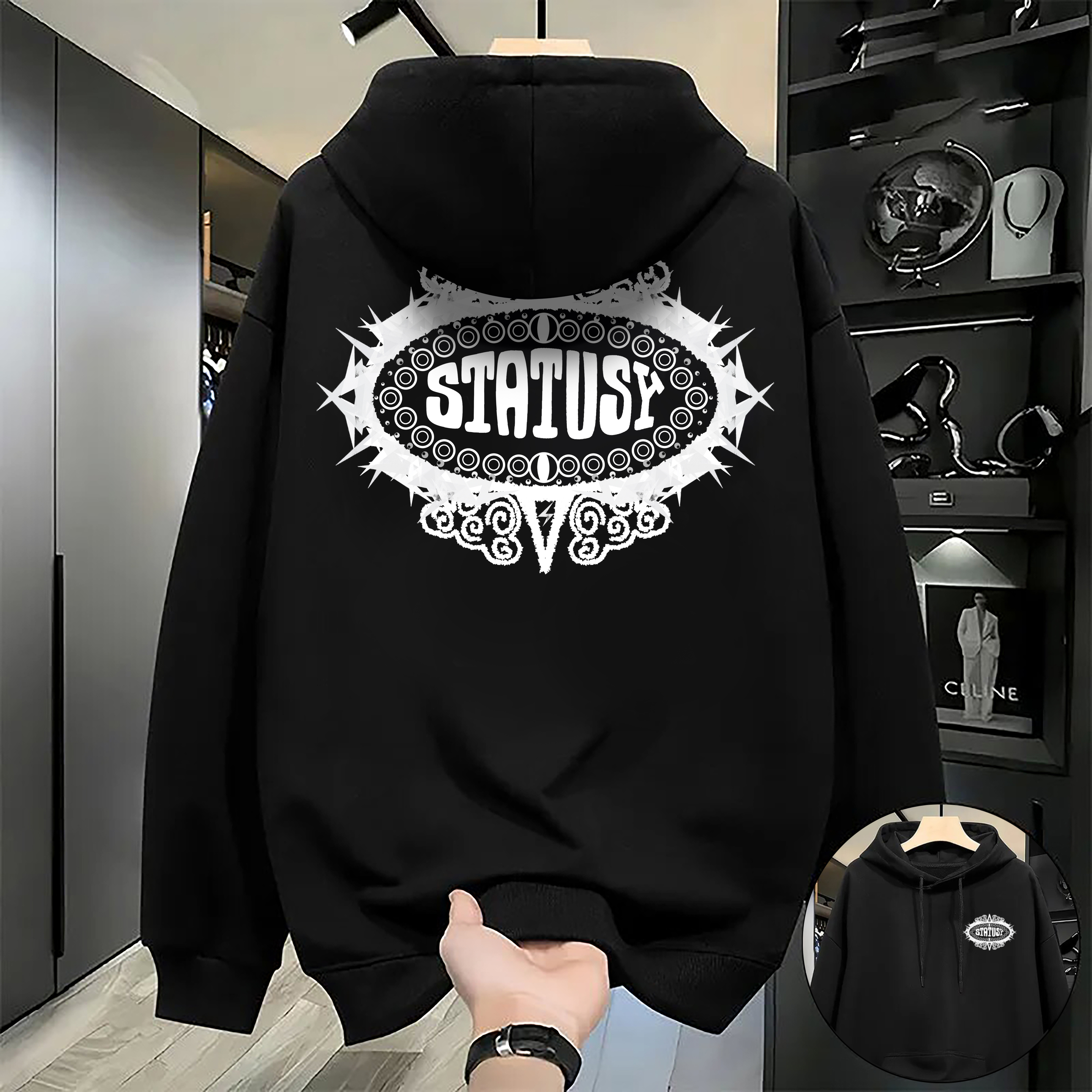Men's Hoodies Luxury Crewneck Sweatshirt hoody Classic Streetwear Cotton Loose Oversized Casual Trendy Women Sweatshirt hoodies M-5XL