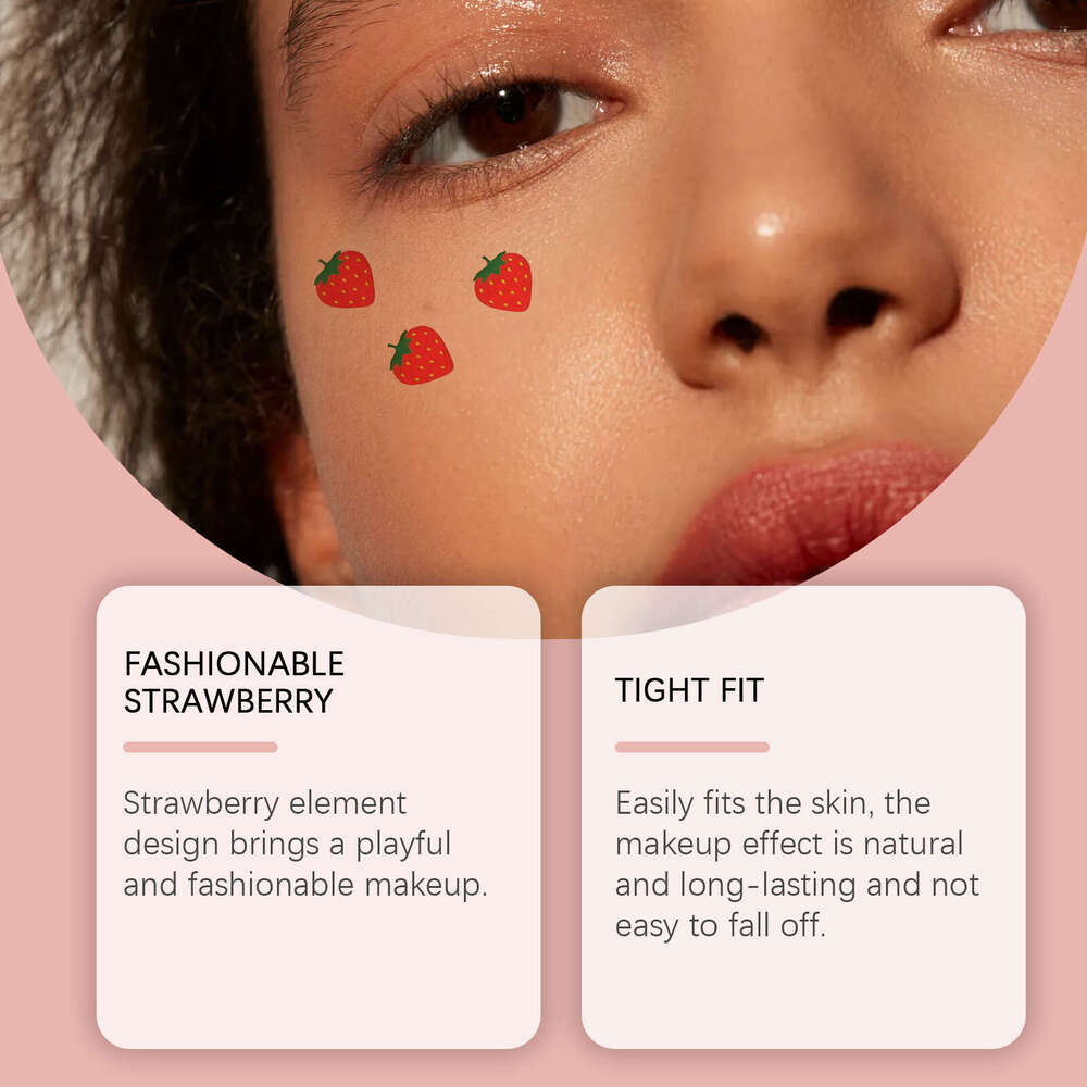 Eelhope Party Eye Makeup Face Decoration Strawberry Stickers