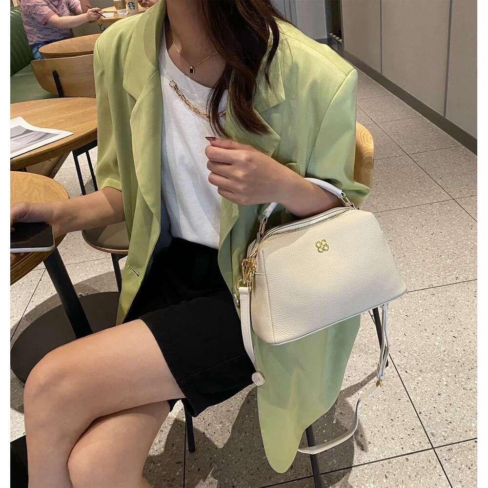 Luxury shoulder bag handbag Hobo new Boston bag genuine leather women's crossbody bag Togo top cowhide casual single handle multifunctional SENYY