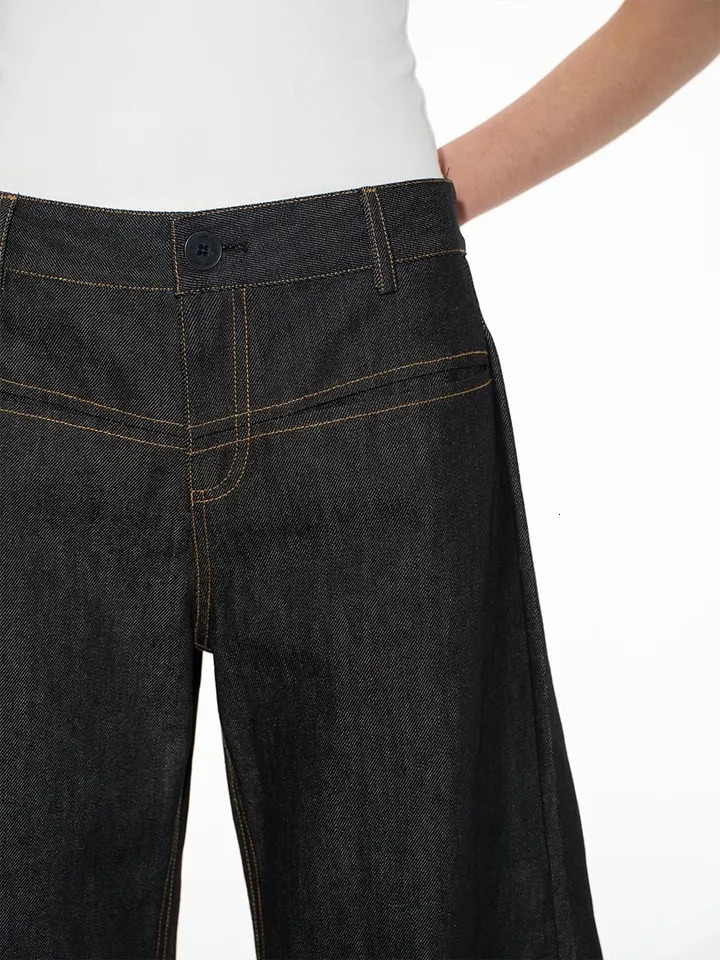 Vintage Baggy Low Waist Jeans Women Y2K Wide Leg Pants Oversized Harajuku White Lace Straight Leg Jeans 251225