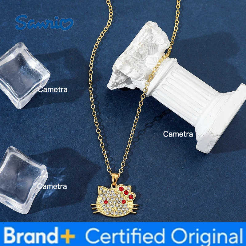 Sanrio Hello Kitty Anime Figures Cartoon Necklace Women Girl Decoration Birthday Gifts H251229