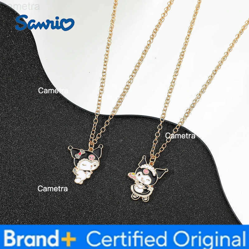 Sanrio 5pcs/set Kuromi Anime Cartoon Pendant Necklace Sweet Girl Clavicle Chain Fashion Cute Necklace Gift H251229