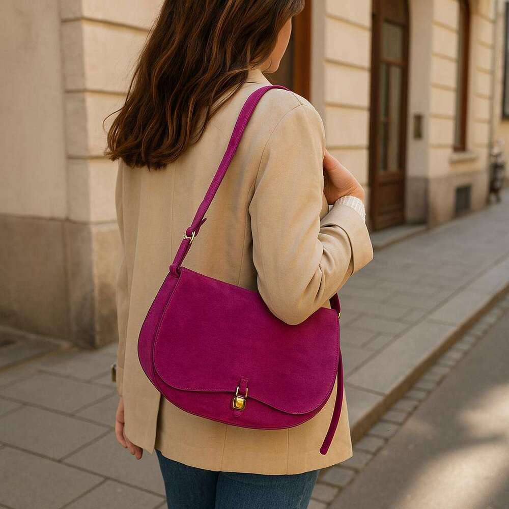 Luxury Fashion Shoulder Bag Women Miss Elegante Tr S Belle Inspired Handbag In Pink Purple Stylish Crossbody Purse For Everyday Work Or Events