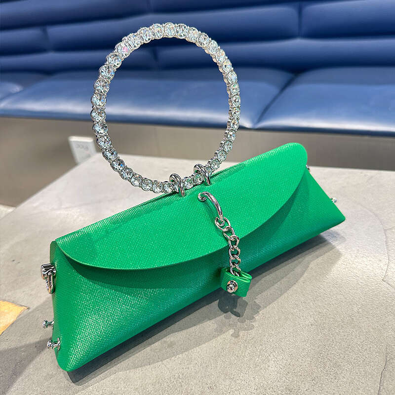 JINXIANGGUO JIOMAY Women S Vintage Rhinestone Clutch Bag With Chain Metal Ring Handle Detachable Strap Synthetic Leather Luxury Designer Handbag Closu