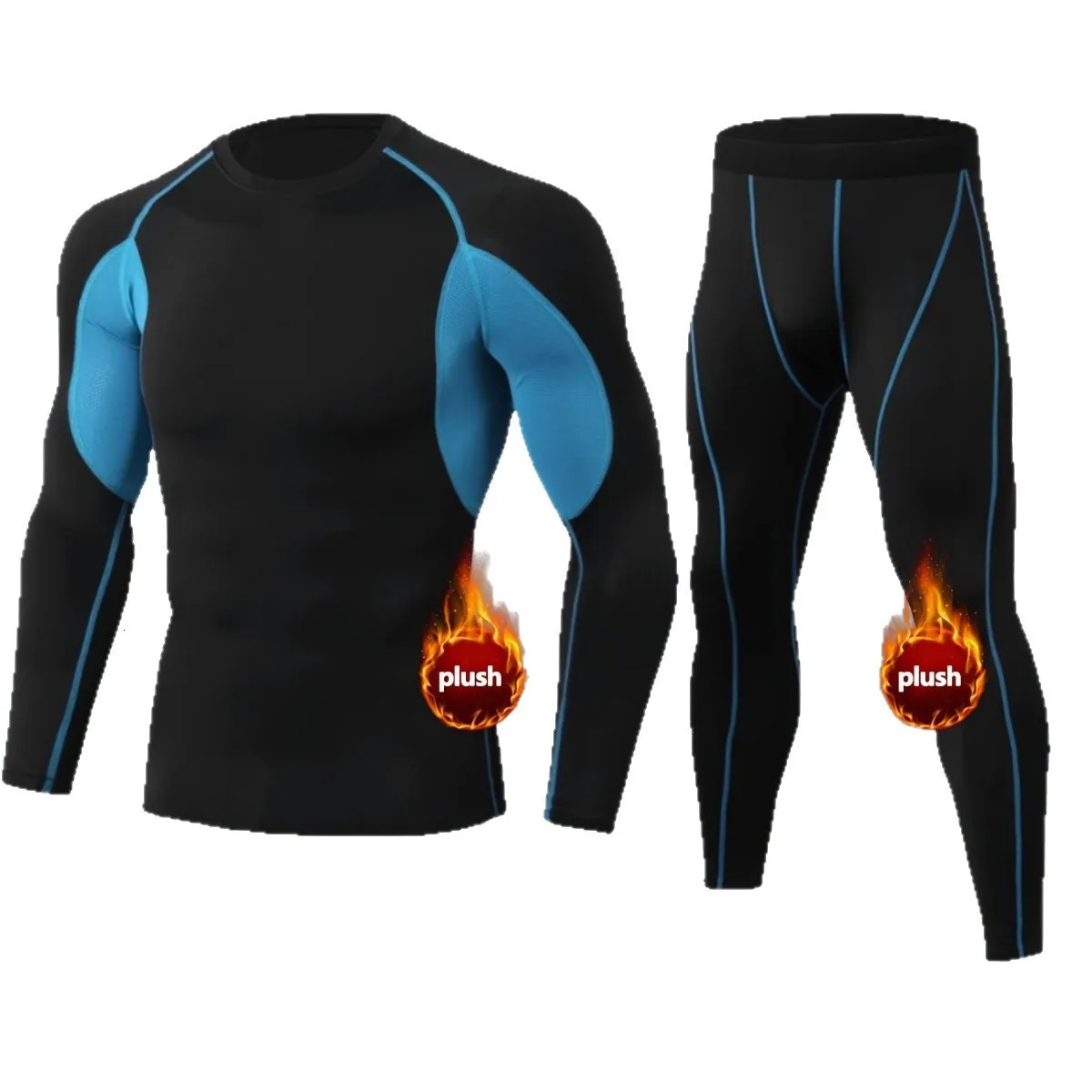 Professional Style 2025 Winter Men Running Sets Matching Windproof Sports for Plus Size Outdoor Fitness Track Suit 251219