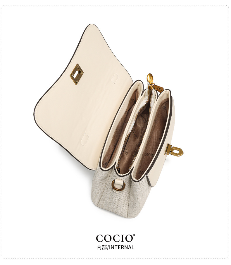 New Design COCIO Cross-border New Light Luxury Fashion Versatile Snake Pattern Versatile single-shoulder hand-held crossbody bag Free shipping