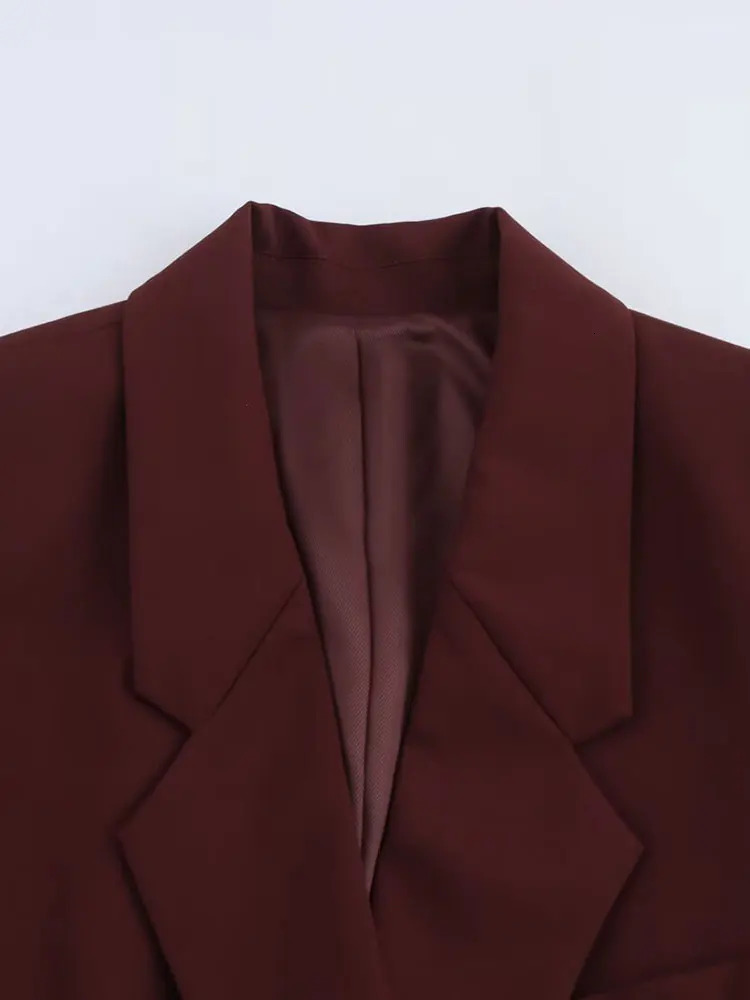 NLZGMSJ 2025 Spring Womens Office Blazer Solid Pockets V Neck Long Sleeve Single Button Blazer Fashion Outwears 251227