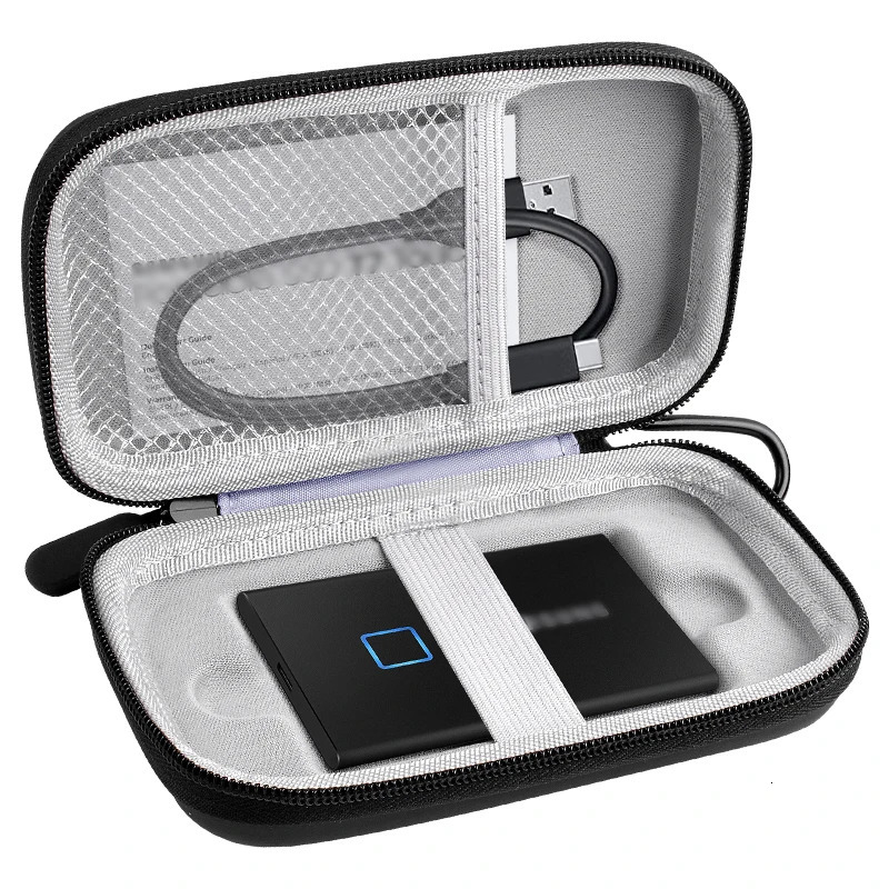 Case Compatible with Samsung T7/ T7 Touch Portable SSD 1TB 2TB USB 32 External Solid State Drive Travel Storage Organizer 251224
