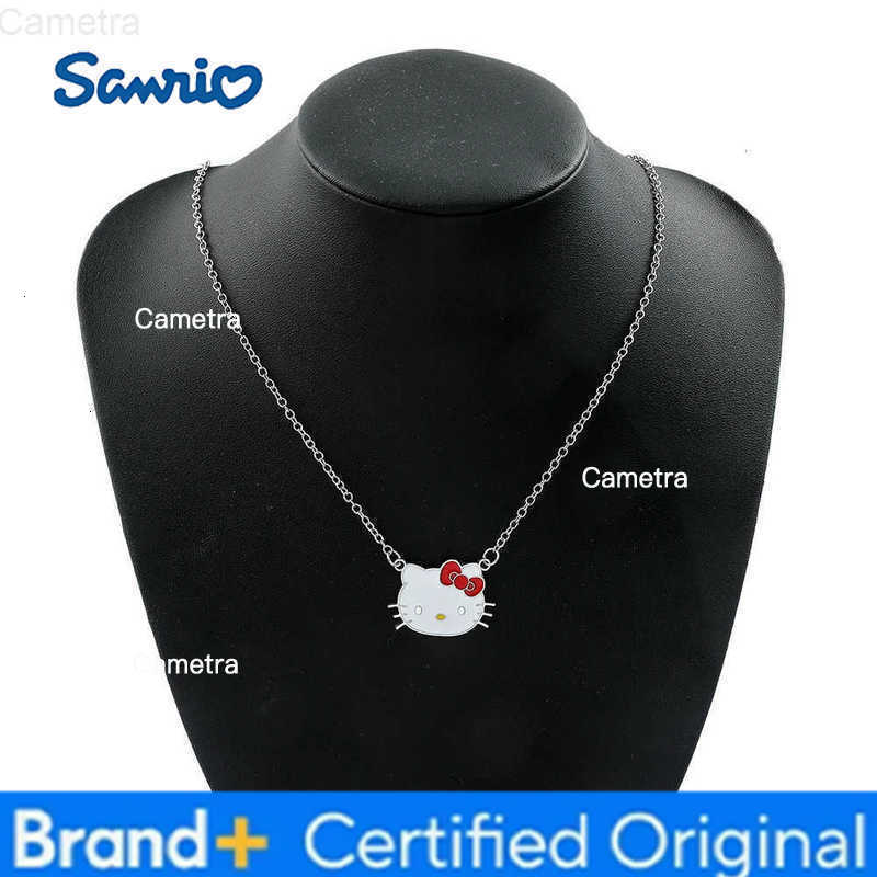 Sanrio 1pc Kawaii Hello kitty Necklace Pendant Anime Y2K Necklace Girl Fashion Accessories Party Gifts H251229