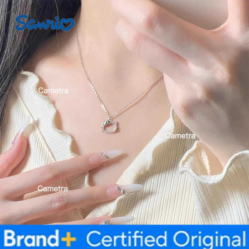 Sanrio Hello Kitty Hanging Pendant Cute Cartoon Anime Necklace/Bracelet/Ring Jewelry Accessoriess Christmas Gift for Women Girls H251229