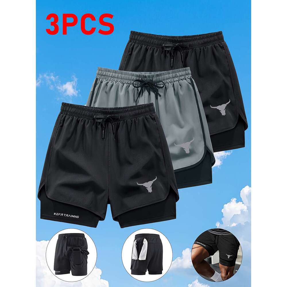 WONST Sportswear Zhiyu Shorts Zhiyu OBM Pcs Men S Fitness Running Shorts Elastic Waistband Soft Lining Towel Included Perfect As A Gift