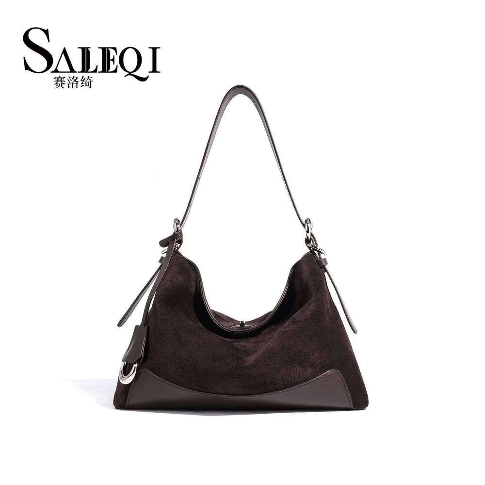 Suede Leather Commuter Women S Shoulder Crossbody Bags Large Capacity Underarm Tote Bag Autumn Winter Fashion Female Handbag Liksusie