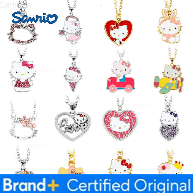 Sanrio Hello Kitty Anime Figures Cartoon Necklace Women Girl Decoration Birthday Gifts H251229