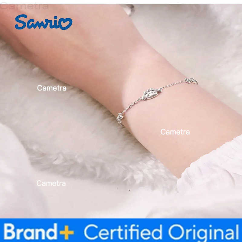 Sanrio New Sanrioed Anime Melody Cinnamoroll Kuromi Cartoon Bracelets Women Chain Party Wedding Jewelry Holiday Gifts Girl H251229