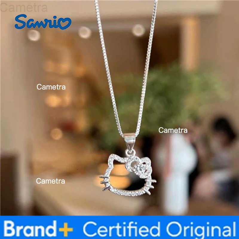 Sanrio Hello Kitty Hanging Pendant Cute Cartoon Anime Necklace/Bracelet/Ring Jewelry Accessoriess Christmas Gift for Women Girls H251229