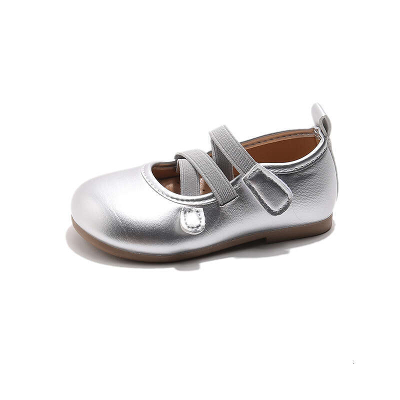 INS Children's Leather 2025 Spring and Autumn New Korean Style Girls' Princess Shoes Casual Flats Soft Sole Loafers