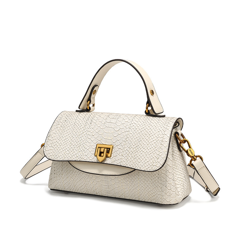 New Design COCIO Cross-border New Light Luxury Fashion Versatile Snake Pattern Women's Fashion versatile single-shoulder hand-held crossbody bag 