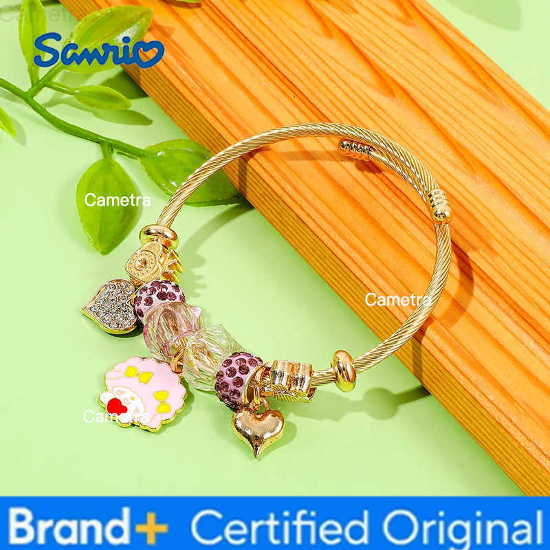 Sanrio Cute Figure Creative Bracelet Fashion Sweet Cartoon Bangle for Festival Girls Jewelry Accessory Unique Gift H251229