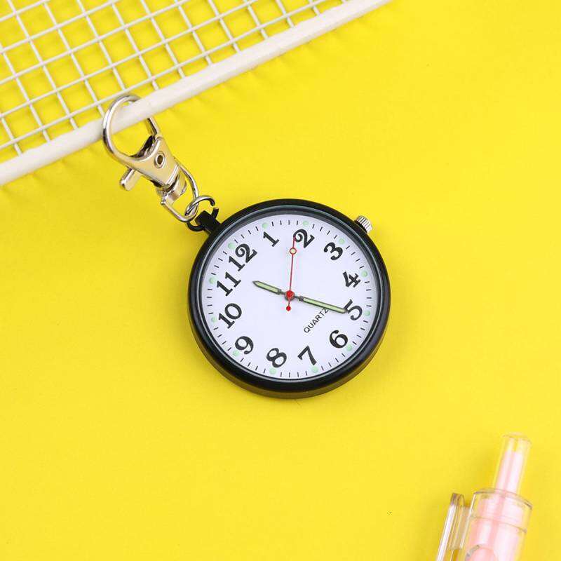 Clear Large Digital Luminous Nurse Keychain Hanging Exam Use Student Entry Civil Servant Pocket Elderly Watch
