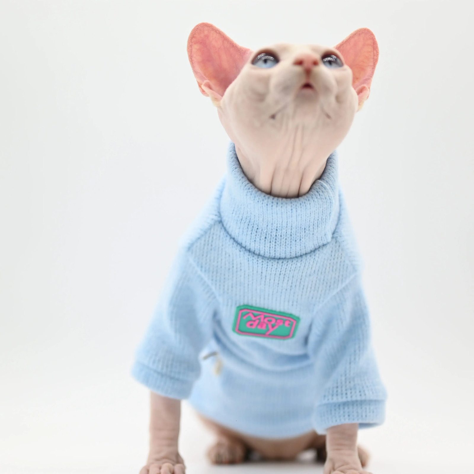 Sphynx Cat Clothes Warm and Soft Hairless Cat Sweater Devon Cat Clothes Cornish Peter Bald Cat Clothes Cat Outfit 251219