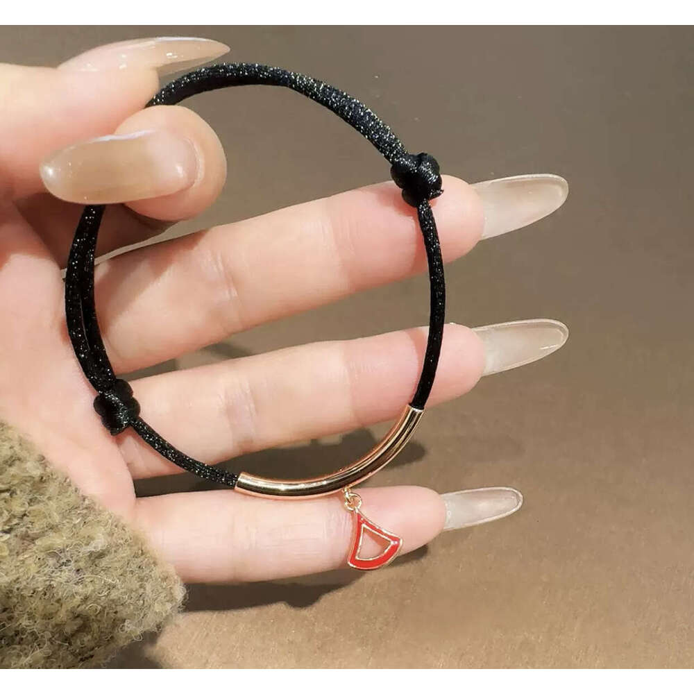 Baojia 25th Anniversary New High Version Zodiac Year Enamel Red Rope Couple Bracelet Hot Sale Factory Direct Sales Live Streaming Dropshipping