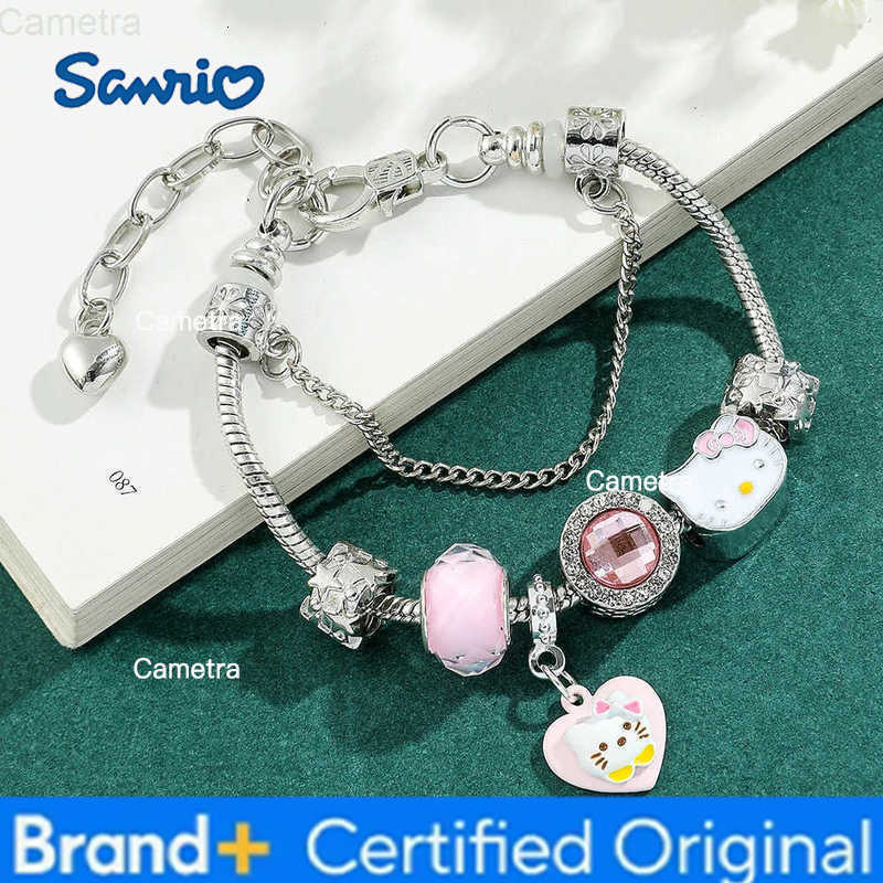 Sanrio Hello Kitty Bracelet DIY String Anime Cartoon Fashion Bangle Good Friend Lovers Gift Y2k H251229