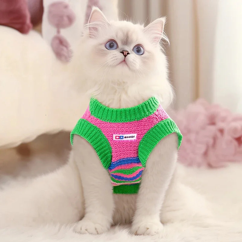 Sweetheart Vest Winter Clothing Pet Cat Dog Clothes for Puppy Small Medium Dog Chihuahua French Bulldog Pet Products 251219