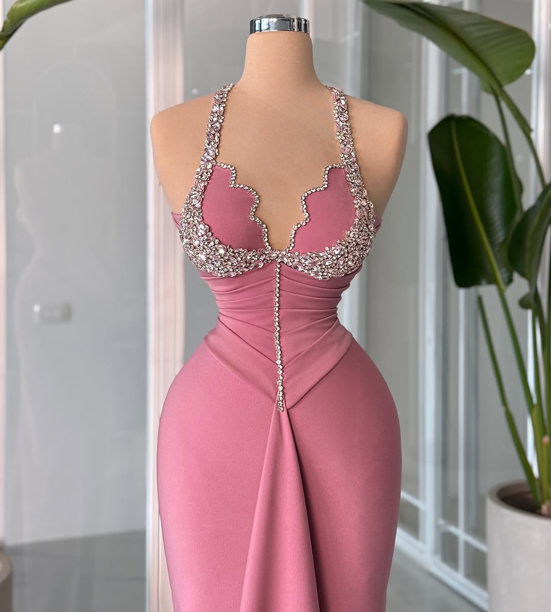 Saudi Arabic Mermaid Prom Dresses Luxury Beaded Party Gown Birthday Formal Occasion Evening Dress Customized For Women